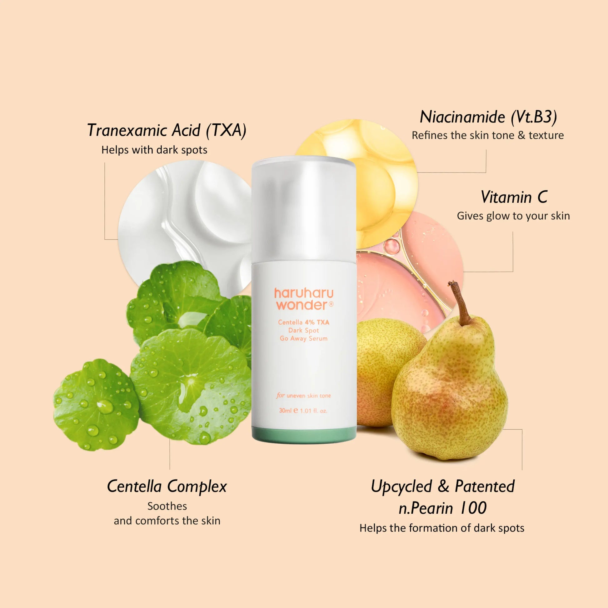 haruharu wonder Centella 4% TXA Dark Spot Go Away Serum 30ml-4