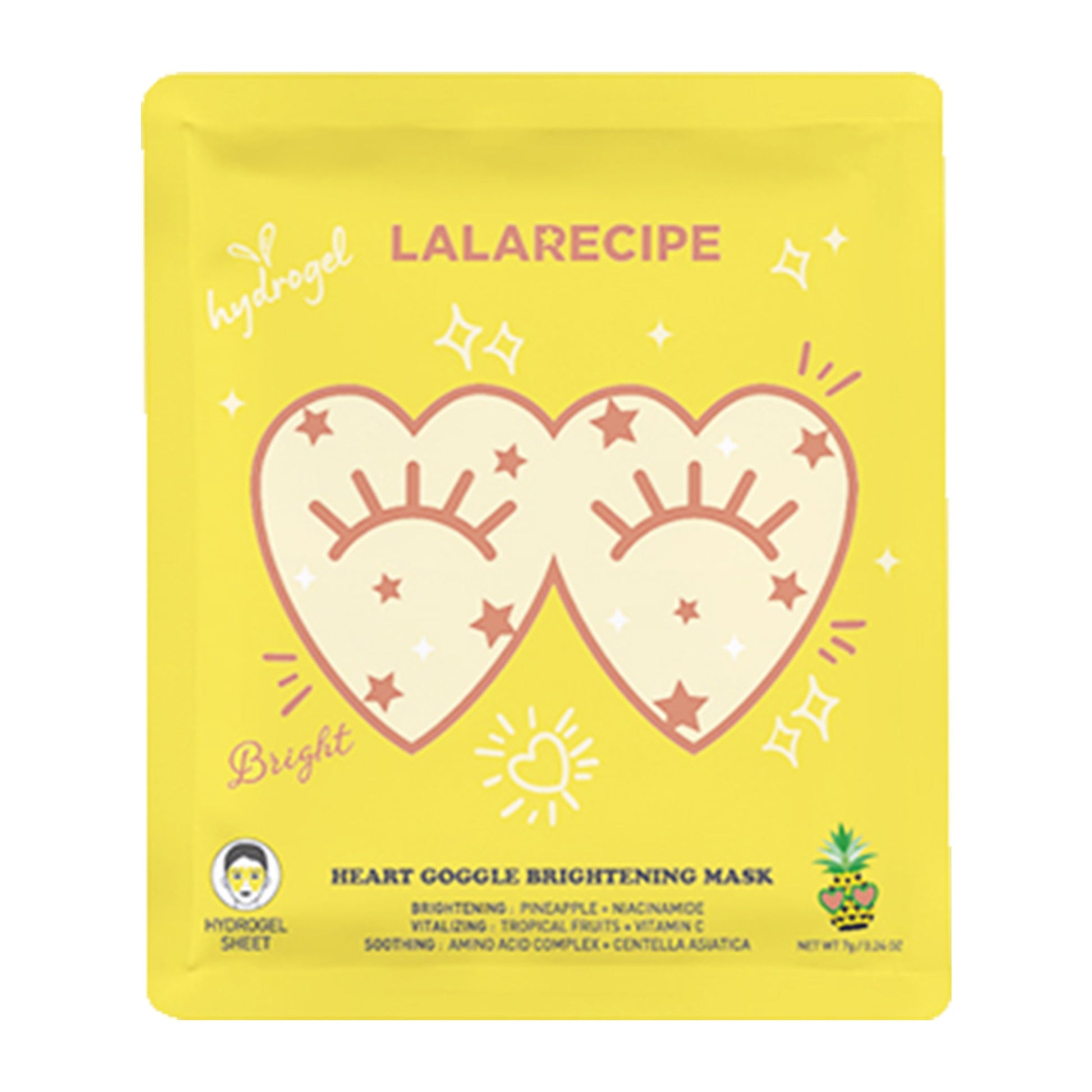 Lala Recipe Heart Goggle Brightening Mask 7g-0