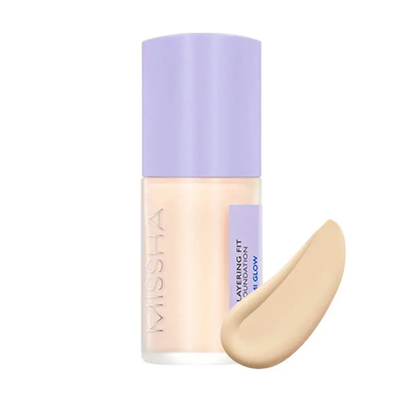 MISSHA Layering Fit Foundation Semi Glow Set 30ml-6