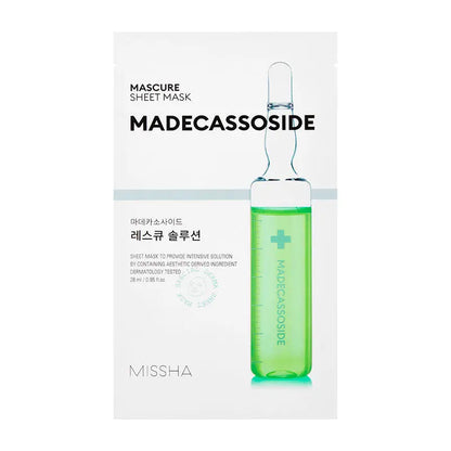 MISSHA Mascure Rescue Solution Sheet Mask Madecasoside 27ml-0