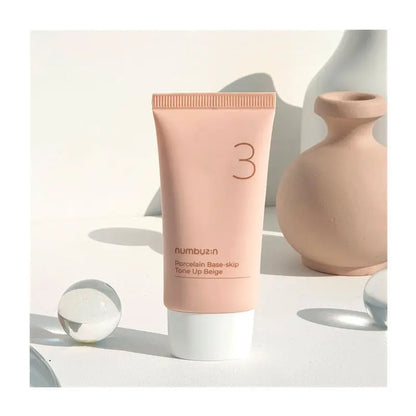 numbuzin No.3 Porcelain Base-Skip Tone Up Beige 50ml-4