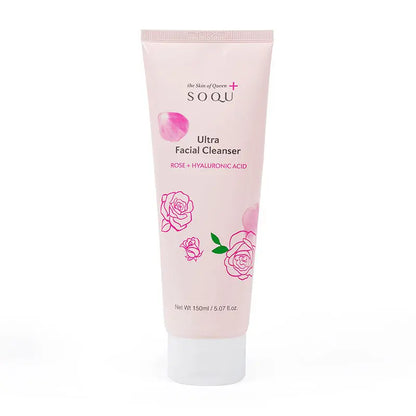 SOQU Ultra Facial Cleanser Rose 150ml-1