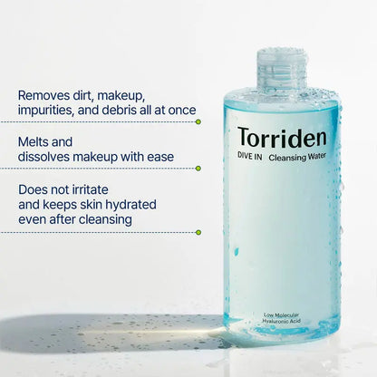 Torriden Dive-In Low Molecular Hyaluronic Acid Cleansing Water 400ml-2